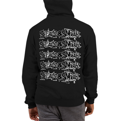 Stain and Smear "Let Me Clear My Throat" Champion Hoodie