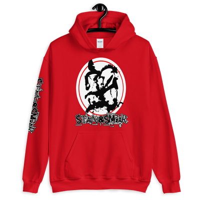 Red Stain and Smear Unisex Hoodie