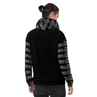 Stain and Smear Big AOP Unisex Hoodie