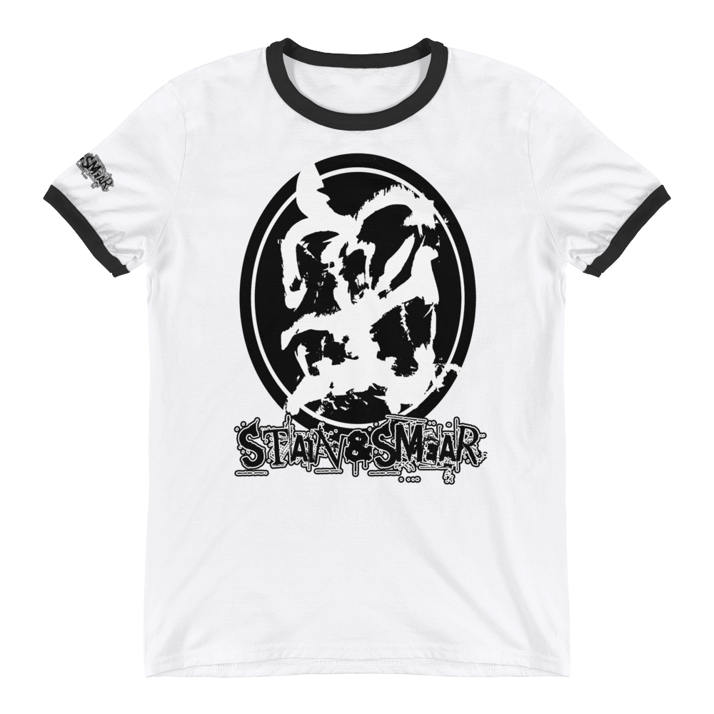 Stain and Smear Ringer T-Shirt