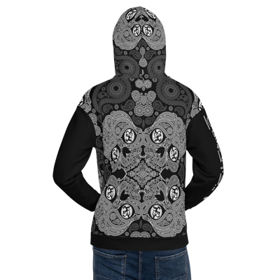 S&S Skull AOP Unisex Hoodie