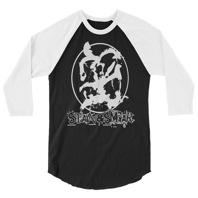 Stain and Smear 3/4 sleeve raglan shirt (Various Colors)