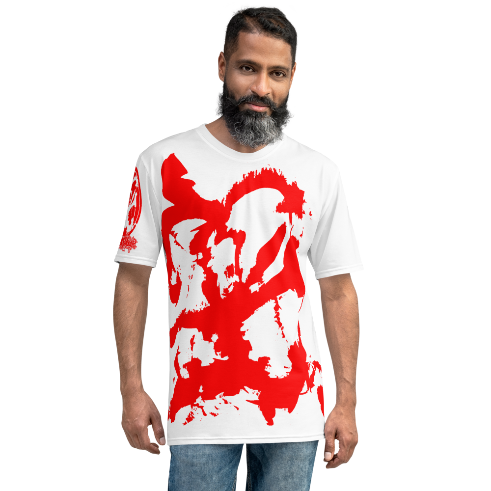 E2BK AOP Red Men's T-shirt