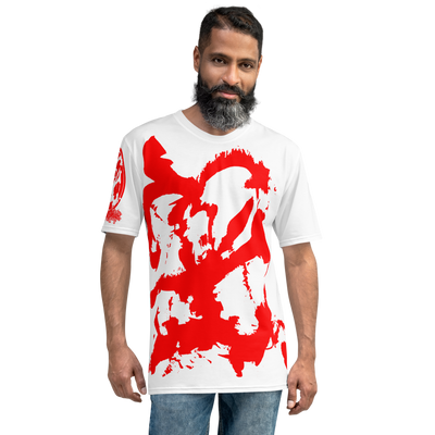 E2BK AOP Red Men's T-shirt