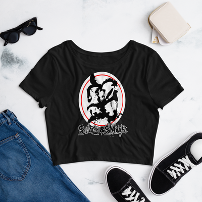 Stain and Smear Women’s Crop Tee