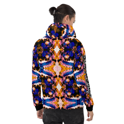 Stain and Smear Tie Dye Unisex Hoodie
