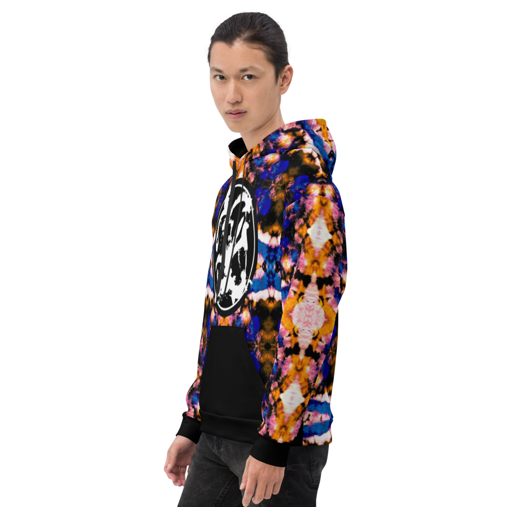Stain and Smear Tie Dye Unisex Hoodie