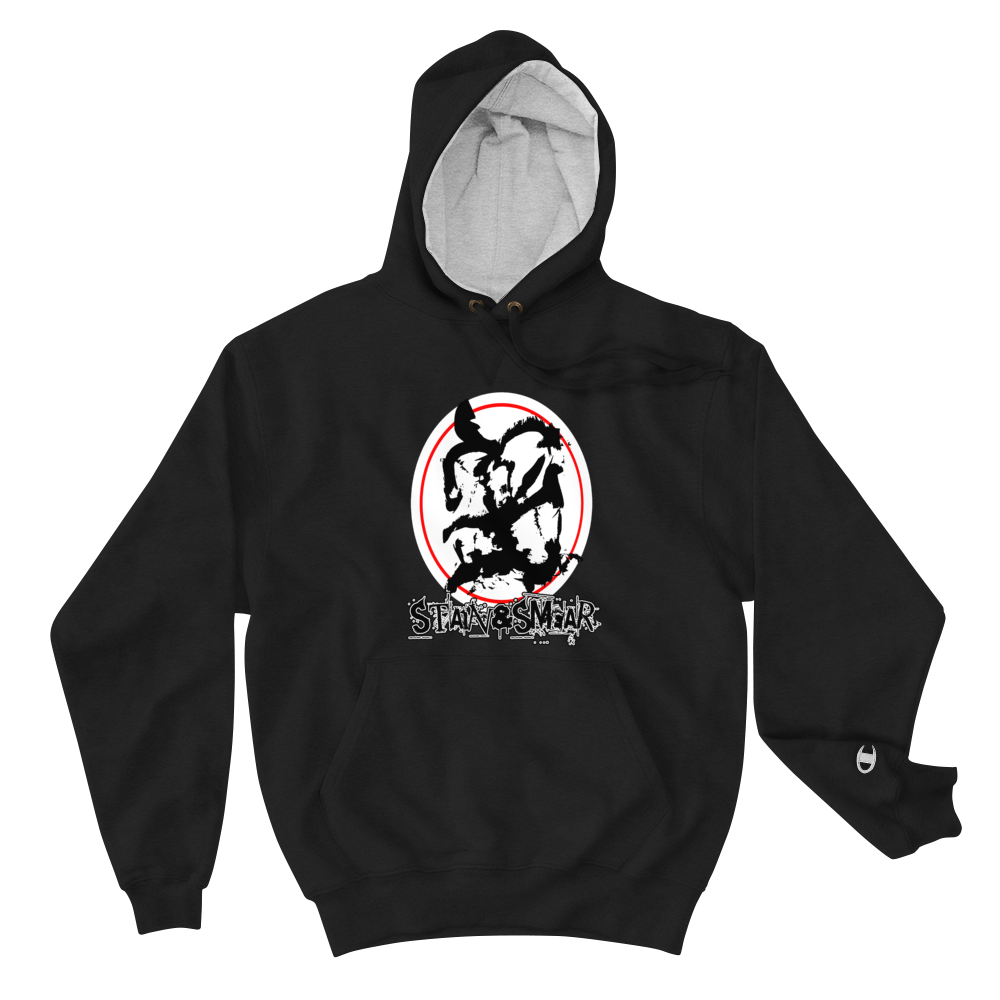 Stain and Smear "Let Me Clear My Throat" Champion Hoodie
