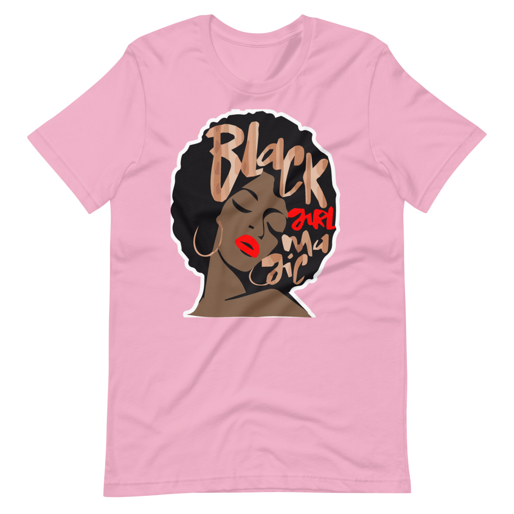 Black Girl Afro Magic Short-Sleeve Unisex T-Shirt