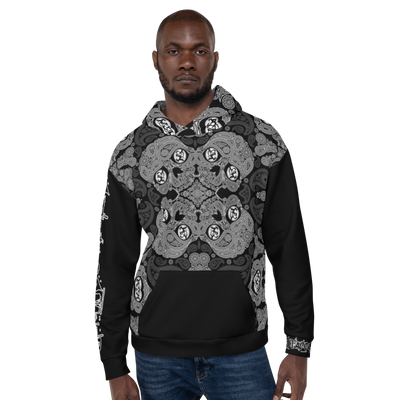 S&S Skull AOP Unisex Hoodie