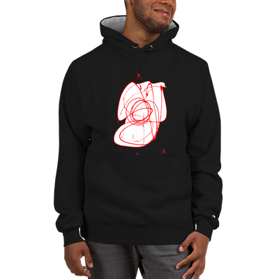 Clean (Red) Champion Unisex Hoodie