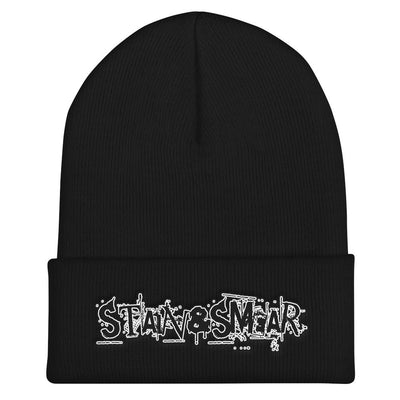 Stain and Smear Cuffed Beanie
