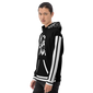 S&S Black and White Lowkey Striped Unisex Hoodie