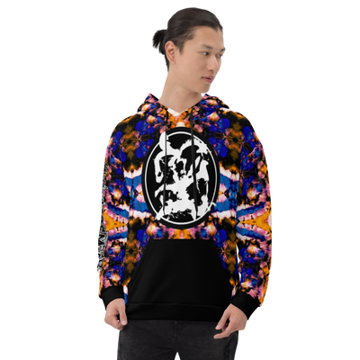 Stain and Smear Tie Dye Unisex Hoodie