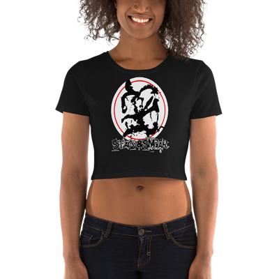 Stain and Smear Women’s Crop Tee
