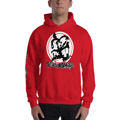 Red Stain and Smear Unisex Hoodie