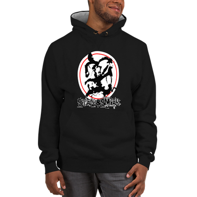 Stain and Smear "Let Me Clear My Throat" Champion Hoodie