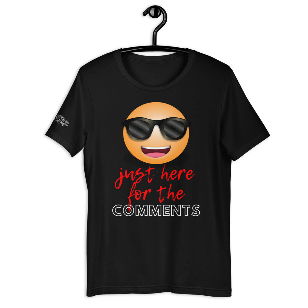 Here For The Comments Short-Sleeve Unisex T-Shirt